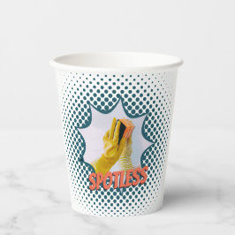 住宅清掃サービスのプロモーション 紙コップ