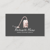 住宅清掃サービスバラ金ゴールド電気掃除機 名刺 (正面)