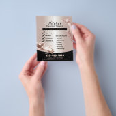 住宅清掃サービスプロフェッショナルバラ金ゴールド  チラシ (手)