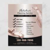 住宅清掃サービスプロフェッショナルバラ金ゴールド  チラシ (正面)