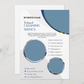 住宅清掃サービス事業者 招待状 (正面/裏面)