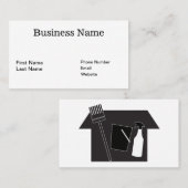 住宅清掃サービス名刺 名刺 (正面/裏面)