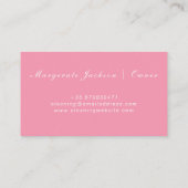 住宅清掃サービス名刺 名刺 (裏面)