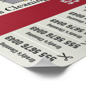 住宅清掃サービス小規模企業 ポスター (角)