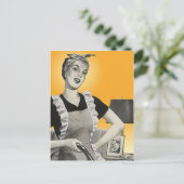 住宅清掃サービス用はがきプロモーション広告 ポストカード (スタンド正面)