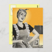 住宅清掃サービス用はがきプロモーション広告 ポストカード (正面/裏面)