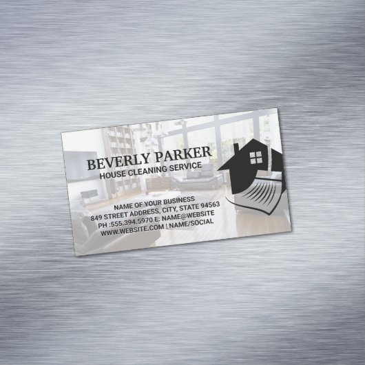 住宅清掃サービス |インテリアリビング マグネット名刺 (インサイチュ)