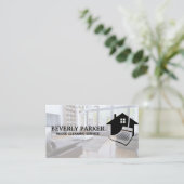 住宅清掃サービス |インテリアリビング 名刺 (スタンド正面)