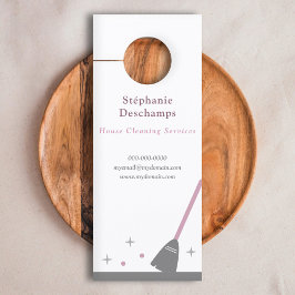 住宅清掃サービス ドアノブサイン