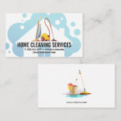 住宅清掃サービス | バキューム 名刺 (正面/裏面)