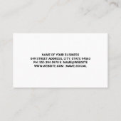 住宅清掃サービス | メイドスプレーボトル 名刺 (裏面)