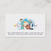 住宅清掃サービス | メイド用品 名刺 (裏面)