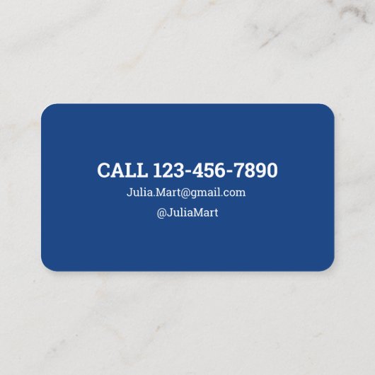 住宅清掃サービス 名刺 (裏面)