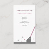 住宅清掃サービス 名刺 (正面)