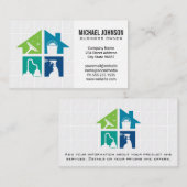 住宅清掃サービス |浴室タイル 名刺 (正面/裏面)