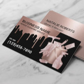 住宅清掃バラ金ゴールドグリッターメイドサービス 名刺