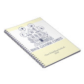 住宅清掃ホームサービ魅力的ス ノートブック (右側)