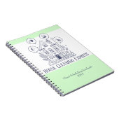 住宅清掃ホームサービ魅力的ス ノートブック (右側)