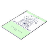 住宅清掃ホームサービ魅力的ス ノートブック (左側)