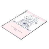 住宅清掃ホームサービ魅力的ス ノートブック (左側)