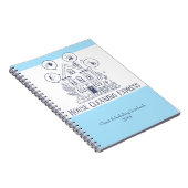 住宅清掃ホームサービ魅力的ス ノートブック (右側)