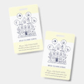 住宅清掃ホームサービ魅力的ス バッジ (正面＆裏面)