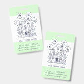 住宅清掃ホームサービ魅力的ス バッジ (正面＆裏面)