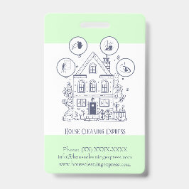 住宅清掃ホームサービ魅力的ス バッジ