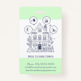 住宅清掃ホームサービ魅力的ス バッジ