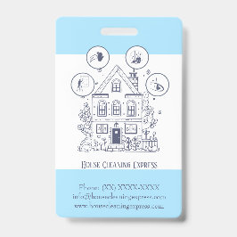 住宅清掃ホームサービ魅力的ス バッジ