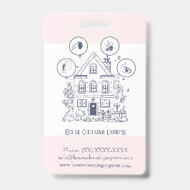 住宅清掃ホームサービ魅力的ス バッジ