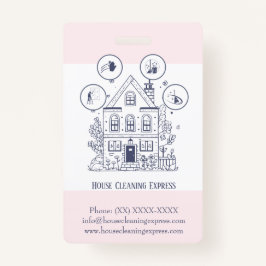 住宅清掃ホームサービ魅力的ス バッジ