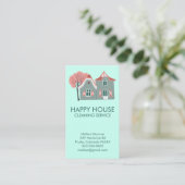 住宅清掃ホームサービ魅力的ス 名刺 (スタンド正面)