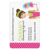 住宅清掃マーケティング磁石 マグネット (縦)