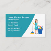 住宅清掃メイドサーモダンビス 名刺 (正面)