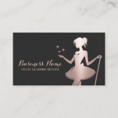 住宅清掃モダンバラ金ゴールドメイドサービス 名刺 (正面)