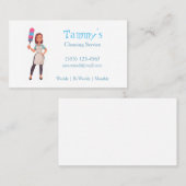 住宅清掃係 名刺 (正面/裏面)