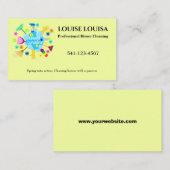 住宅清掃名刺 名刺 (正面/裏面)