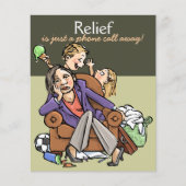 住宅清掃広告サービスのプロモーションカード4x5 チラシ (正面)