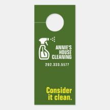 住宅清掃用ドアハンガー