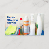 住宅清掃用名刺の布及び清掃具 名刺 (正面)