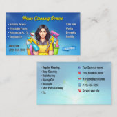 住宅清掃用名刺 名刺 (正面/裏面)