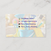 住宅清掃用名刺 名刺 (裏面)