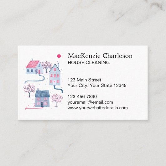 住宅清掃用名刺 名刺 (正面)
