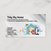 住宅清掃用品 | メイドサービス 名刺 (正面)