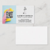 住宅清掃衛生化サービス | QRスキャン 名刺 (正面/裏面)