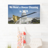 住宅清掃2024年選挙 横断幕 (インサイチュ)