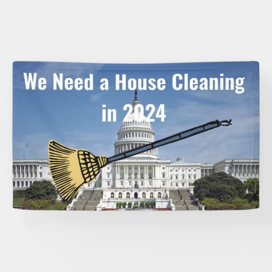 住宅清掃2024年選挙 横断幕 (横)