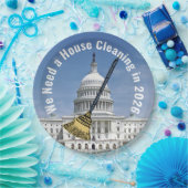 住宅清掃2026年選挙 ペーパープレート (パーティー)