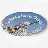 住宅清掃2026年選挙 ペーパープレート (アングル)